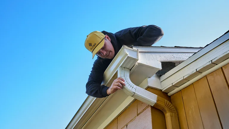Alu-Rex gutter protection installed for Edmonton snow and ice season